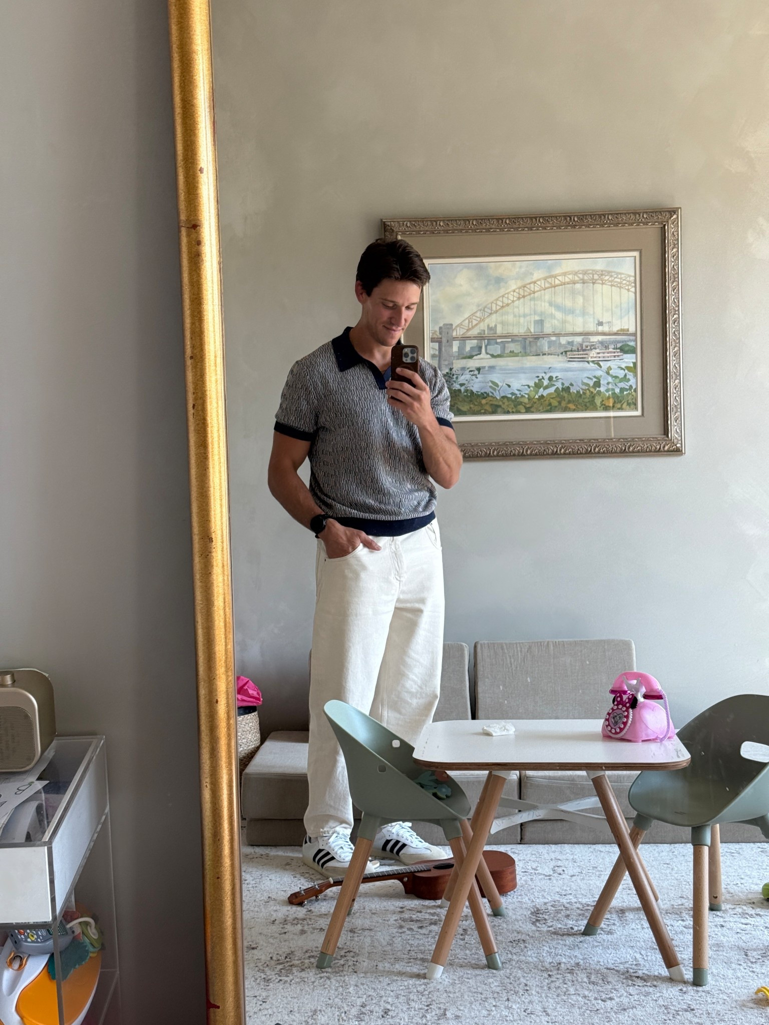 Casual Monday look today - Todd Snyder polo, American vintage jeans, and adidas sambas

#LTKMens #LTKSeasonal