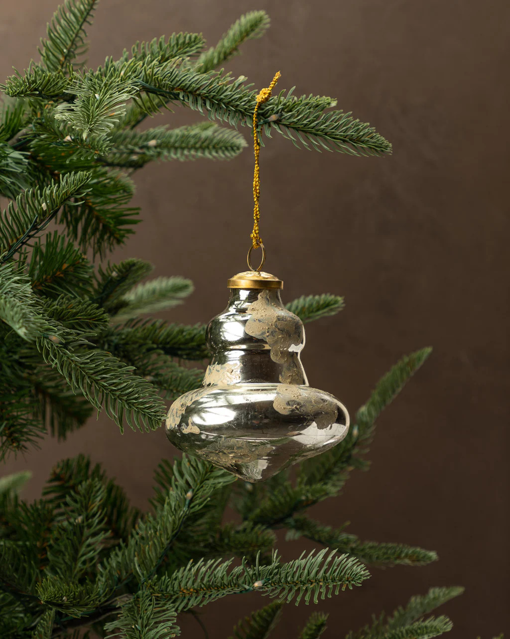 Distressed Cream Ornament | McGee & Co.