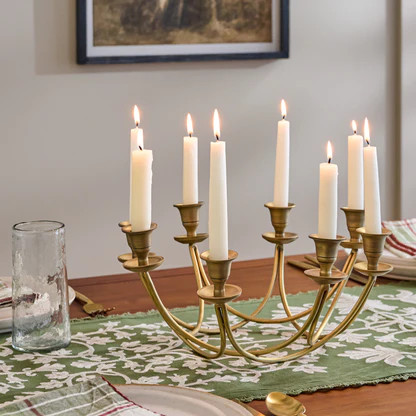 Antique Brass Stacking Candelabra | Magnolia