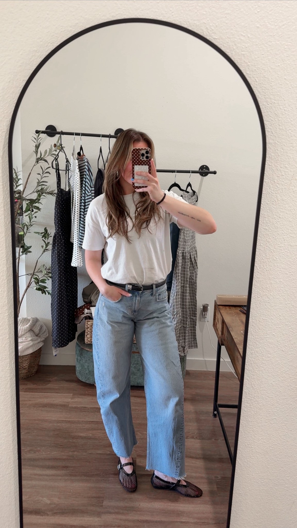 Wearing a 27 tall i jeans & medium in top 

#LTKootd #LTKmomlife