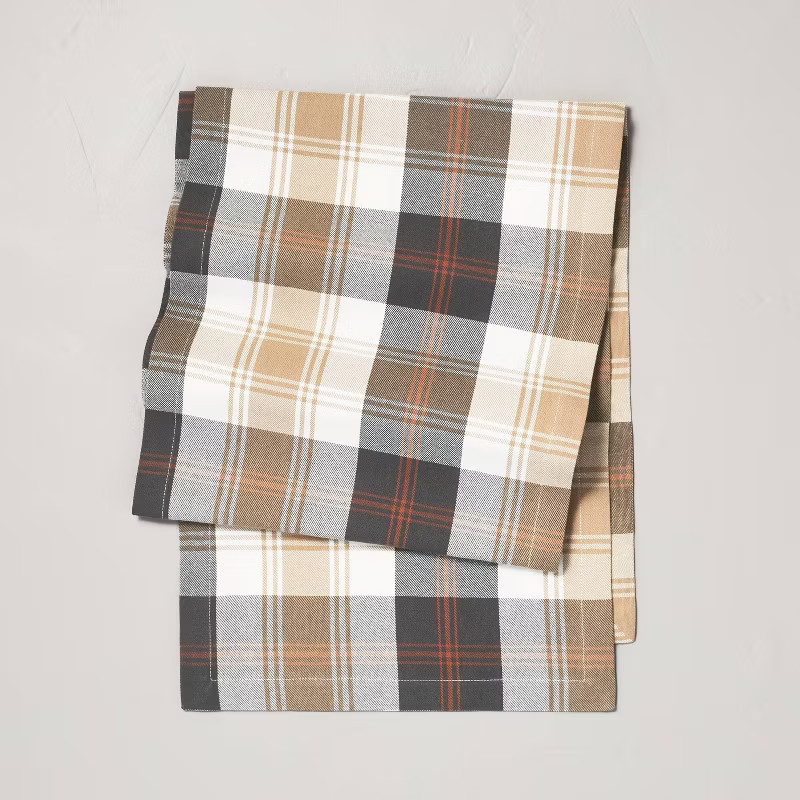 Fall Tartan Plaid Table Runner - Hearth & Hand™ with Magnolia | Target