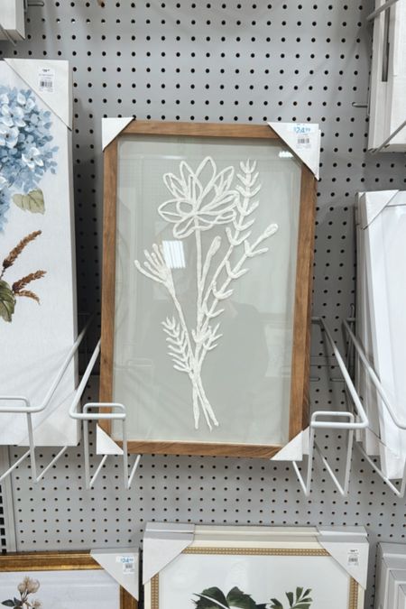 Glass Framed Paper Flower Wall Art, 13x21 - $25

#LTKSeasonal #LTKHome
