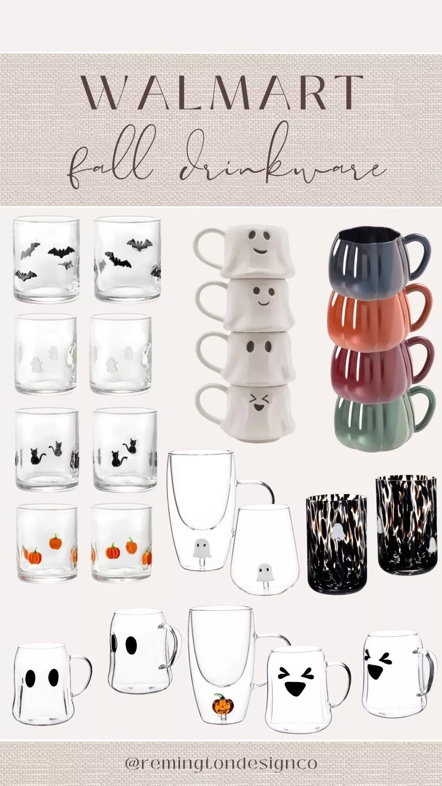 I found the cutest fall drink-ware from Walmart that I absolutely LOVE! 🫶🏻 Style tips - Walmart essentials - Walmart drink ware - Drink ware - Glass cups - Halloween cup

#LTKStyleTip #LTKSeasonal #LTKHome