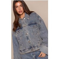 Vintage Turn Up Cuff Jacket | PrettyLittleThing UK