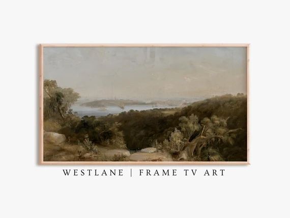 Antique Landscape Painting Samsung Frame TV Art  Vintage | Etsy | Etsy (US)