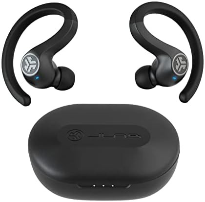 JLab JBuds Air Sport True Wireless Bluetooth Earbuds + Charging Case | Black | IP66 Sweat Resista... | Amazon (US)