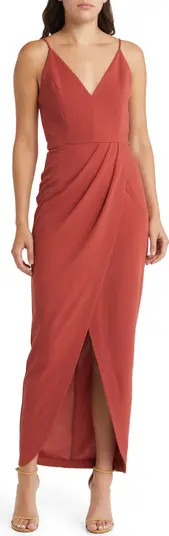 The Ines V-Neck Tulip Gown | Nordstrom