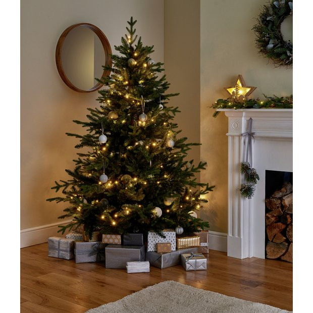 Habitat 6ft Mixed Tip Natural Upswept Christmas Tree | Habitat UK
