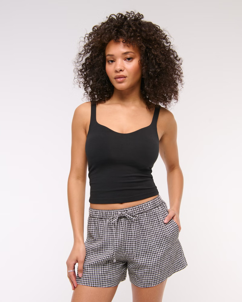 Women's Bra-Free Seamless Sweetheart Tank | Women's Tops | Abercrombie.com | Abercrombie & Fitch (US)