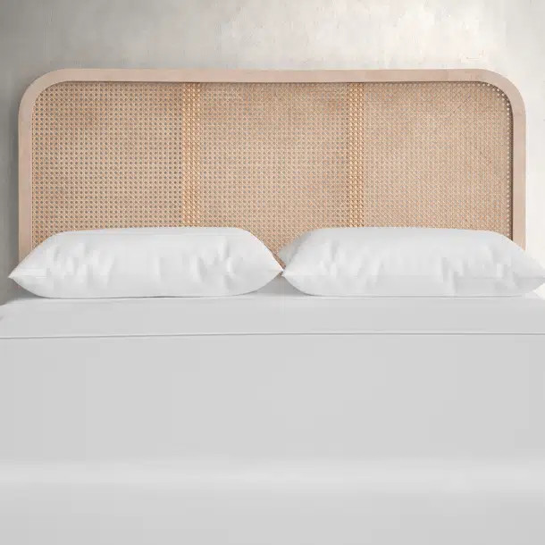 Boone Solid Wood and Cane Headboard | Wayfair North America
