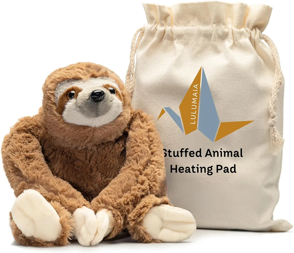 Heating Pad Microwavable in Sloth Stuffed Animal Heating Pads for Menstrual Cramps Long-Lasting a... | Amazon (US)
