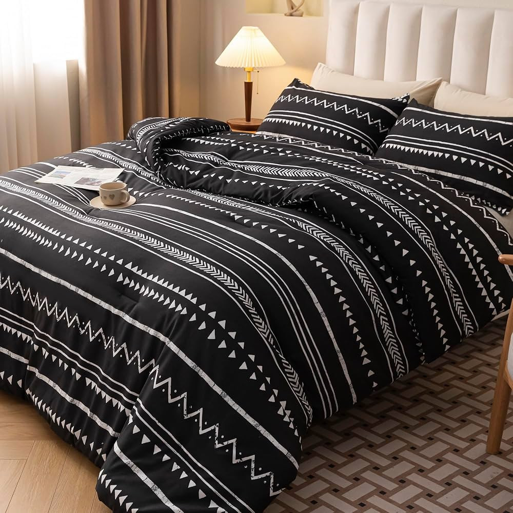 Smoofy Comforter Set, Aztec Folkloric Art Pattern Bedding with Soft Microfiber Fill Bedding, 1 Co... | Amazon (US)