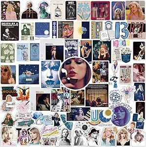 100PCS Singer Stickers, Vinyl Waterproof Stickers for Girls, Music Albums Stickers Decoration, Ro... | Amazon (US)