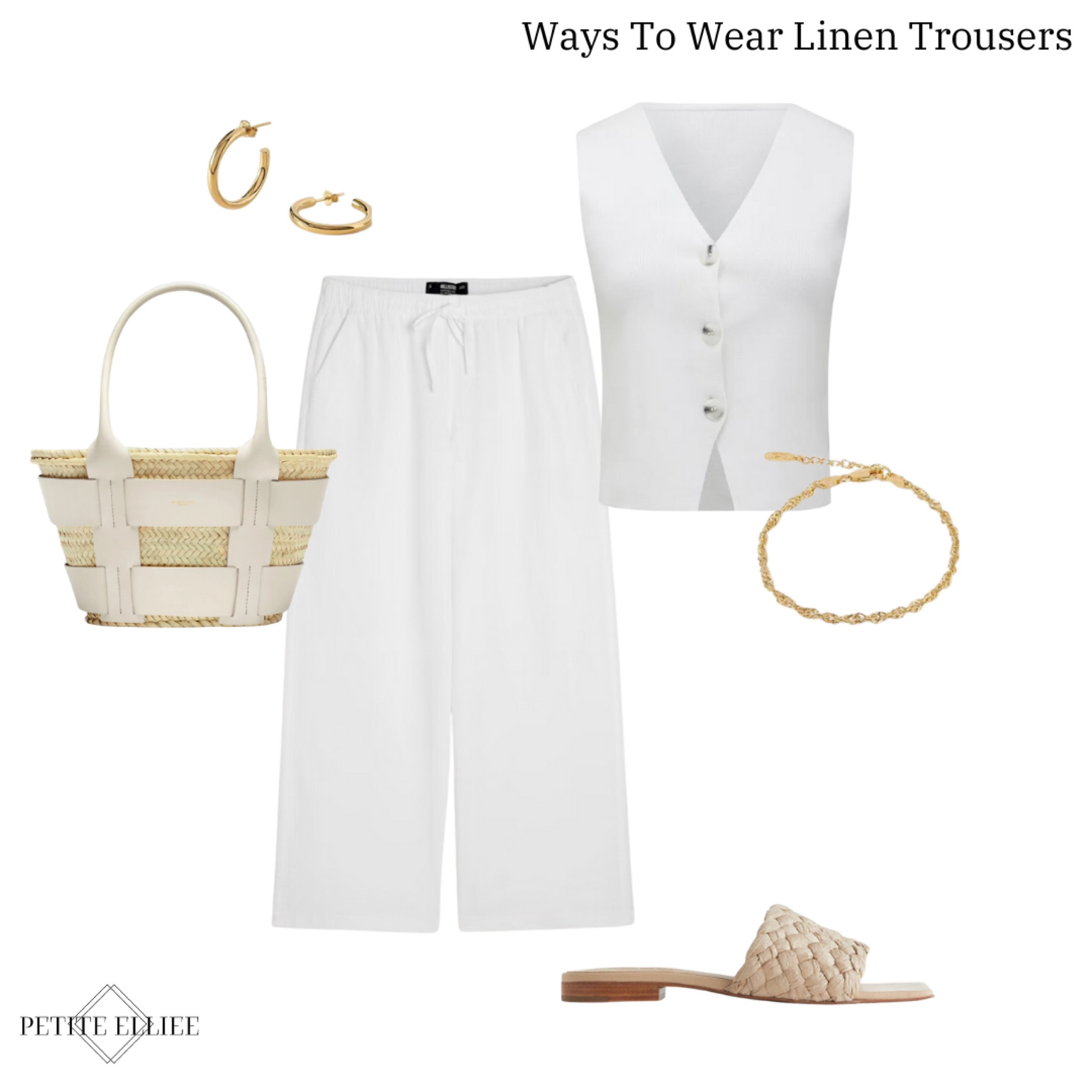 Ways to wear linen trousers - petite e styling 