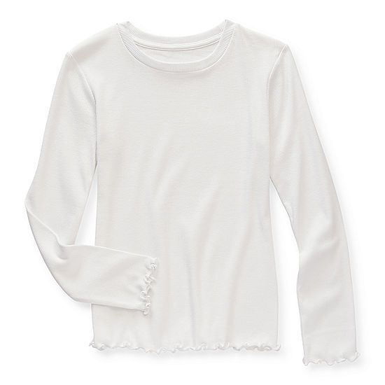 Thereabouts Little & Big Girls Round Neck Long Sleeve T-Shirt | JCPenney
