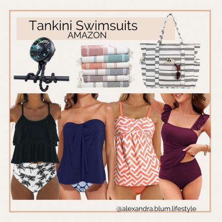Two piece swimsuits that are perfect for moms from Amazon! Modest swimsuits! 

#LTKOver40 #LTKSwim #LTKFindsUnder50