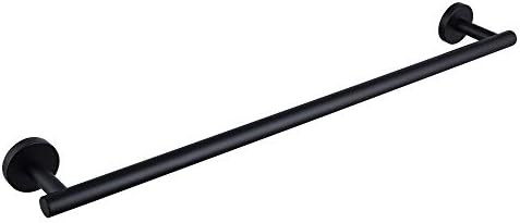 kimzcn 24-Inch Matte Black Bath Hand Towel Bar SUS 304 Stainless Steel Towel Rack Holder for Bath... | Amazon (US)