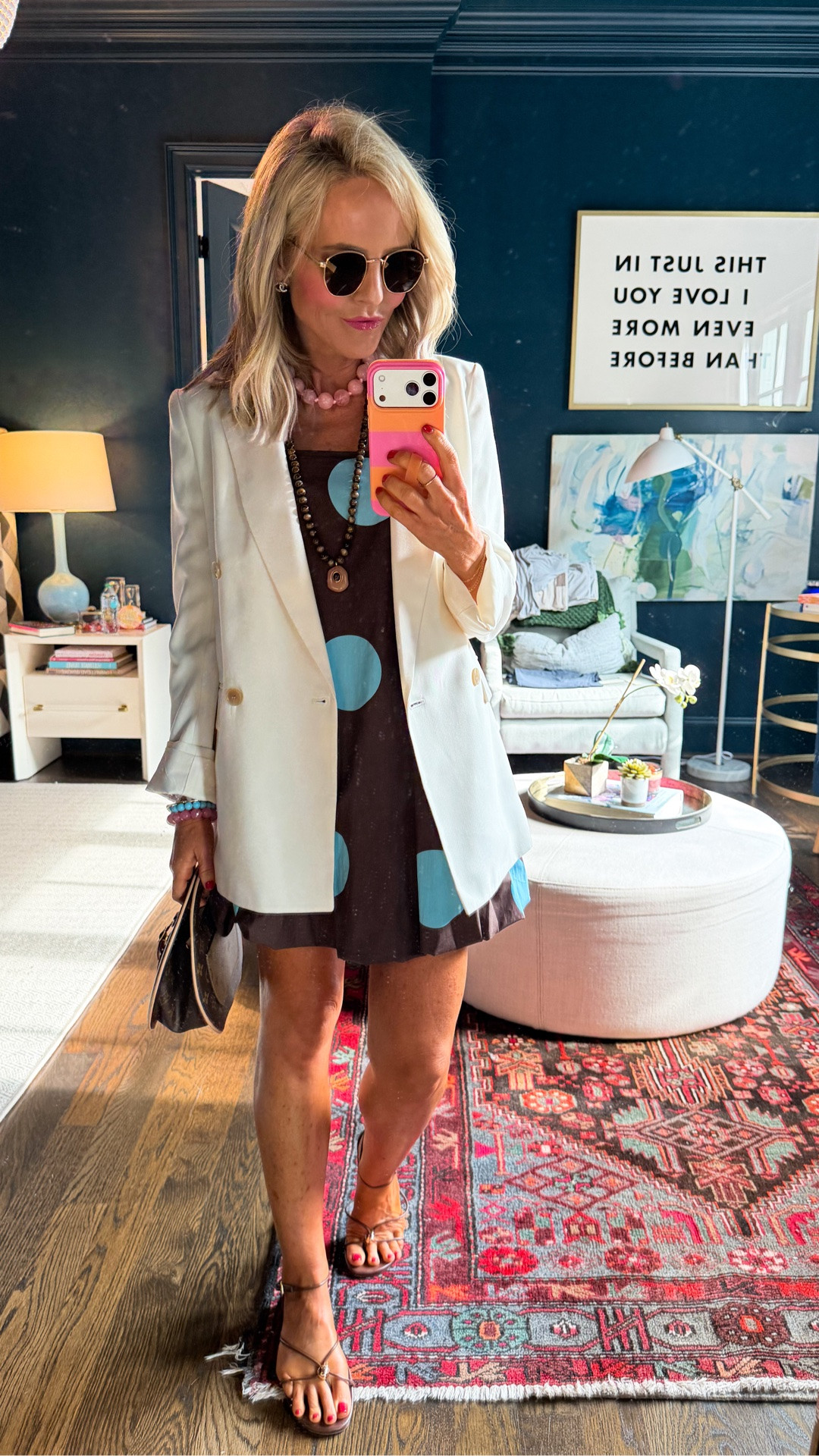 my fav kind of summertime layered up look!! wearing XS in blazer, XXS in @Anthropologie mini •

#LTKgrwm #LTKootd #LTKSeasonal