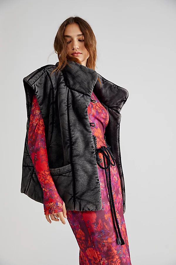 Roll With Us Puffer Vest by Free People, Black, M | Free People (Global - UK&FR Excluded)