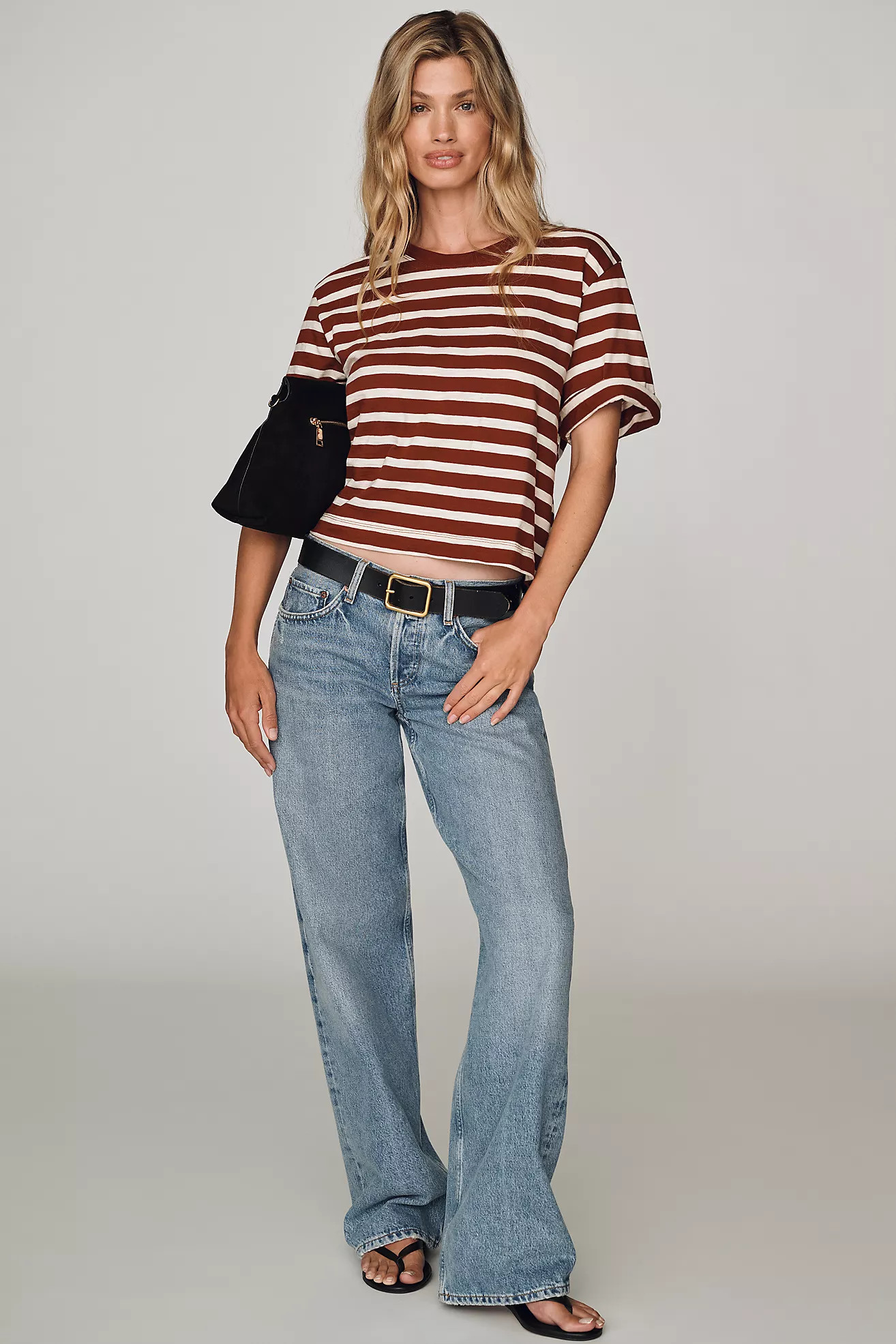 Maeve Corey Cotton Boxy Tee | Anthropologie (US)