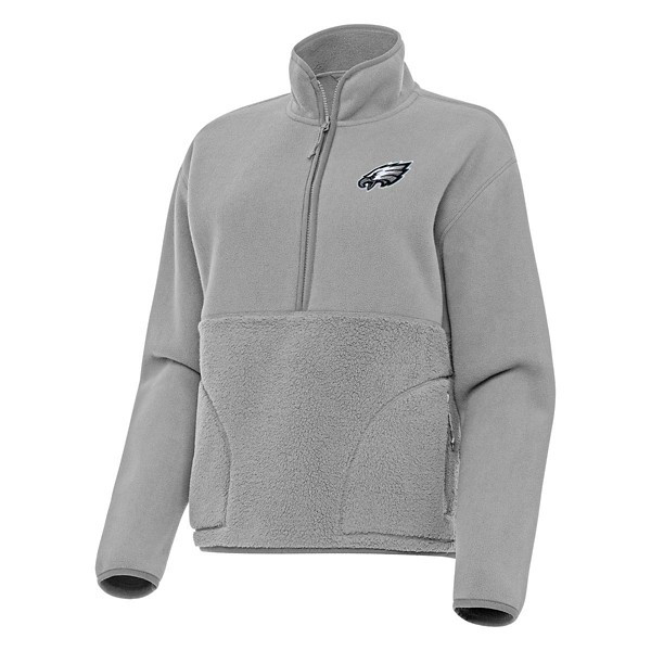 Women's Philadelphia Eagles Antigua Figure 1/4 Zip XSmall Skyscraper | Scheels