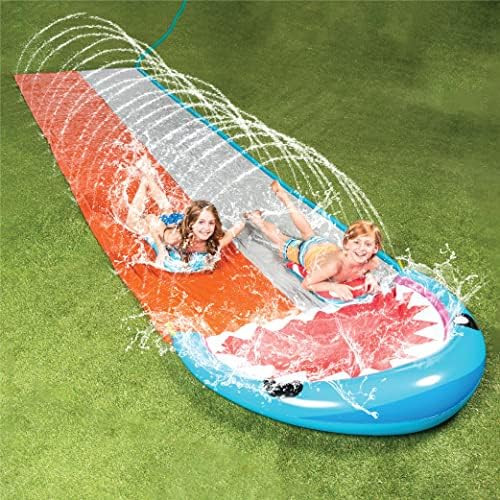 Sloosh 21ft Slip and Slide 2 Person Deluxe Water Slides with 2 Boogie Boards Backyard Outdoor Waters | Amazon (US)