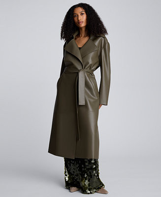 Kenneth Cole Women's Belted Trench Jacket - Macy's | Macy's