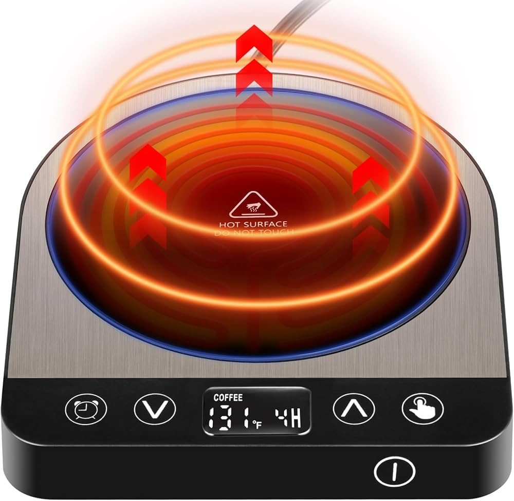 Amazon.com: Rigstne Coffee Mug Warmer - 50W Mug Warmer for Desk, Coffee Cup Warmer Fast Heating, ... | Amazon (US)