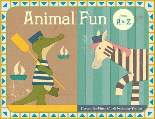 Chronicle Books Animal Fun from A to Z: Decorative Flash Cards (Alphabet Flashcards for Infants &... | Amazon (US)