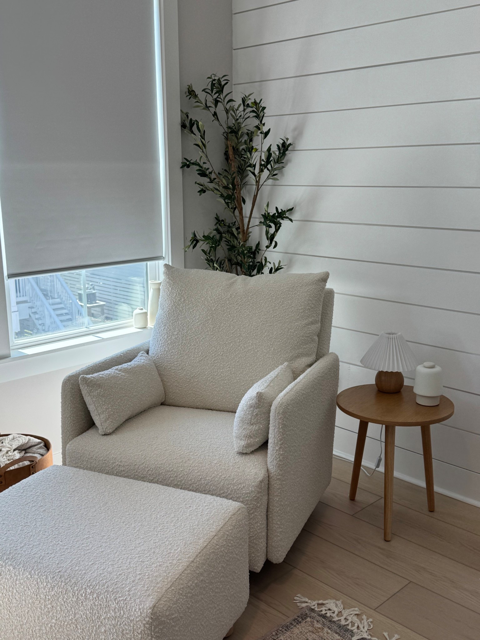 Specifics of the one we picked: Ollie glider in boucle oyster (the larger one- chair and a half 34.5”) With matching rectangle recliner
Motorized!

#LTKBump #LTKBaby #LTKSeasonal