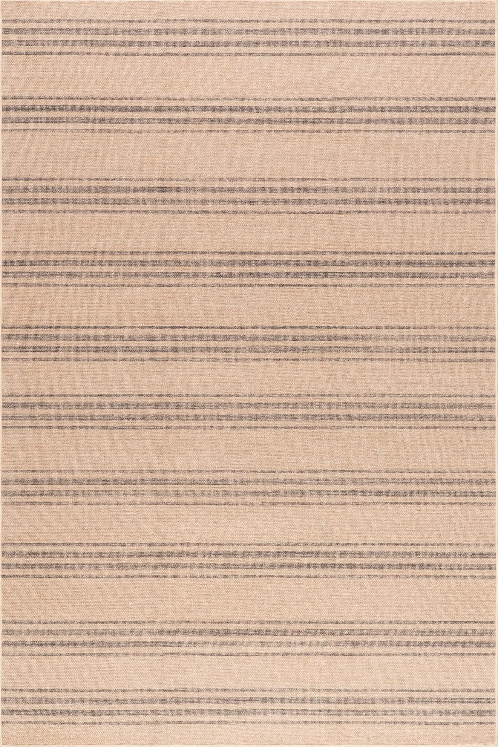 Taproot Easy-Jute Washable Striped Rug | Natural | Rugs USA