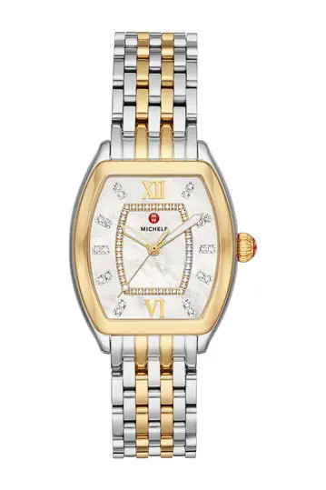 Women's Releve Diamond Two-Tone Bracelet Watch, 31mm x 40mm - 0.19 ctw | Nordstrom Rack
