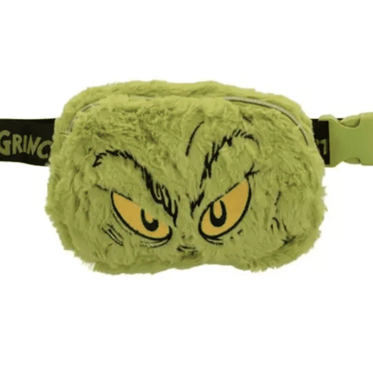 Dr. Seuss' The Grinch Belt Bag, Crossbody with Adjustable Strap, Holiday & Everyday Use | Walmart (US)