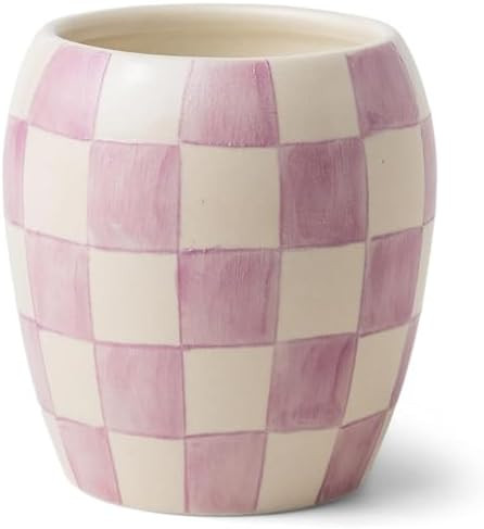 Paddywax Checkmate Hand Painted Scented Candle in Reusable Porcelain Jar, Clean-Burn Soy Candle w... | Amazon (US)