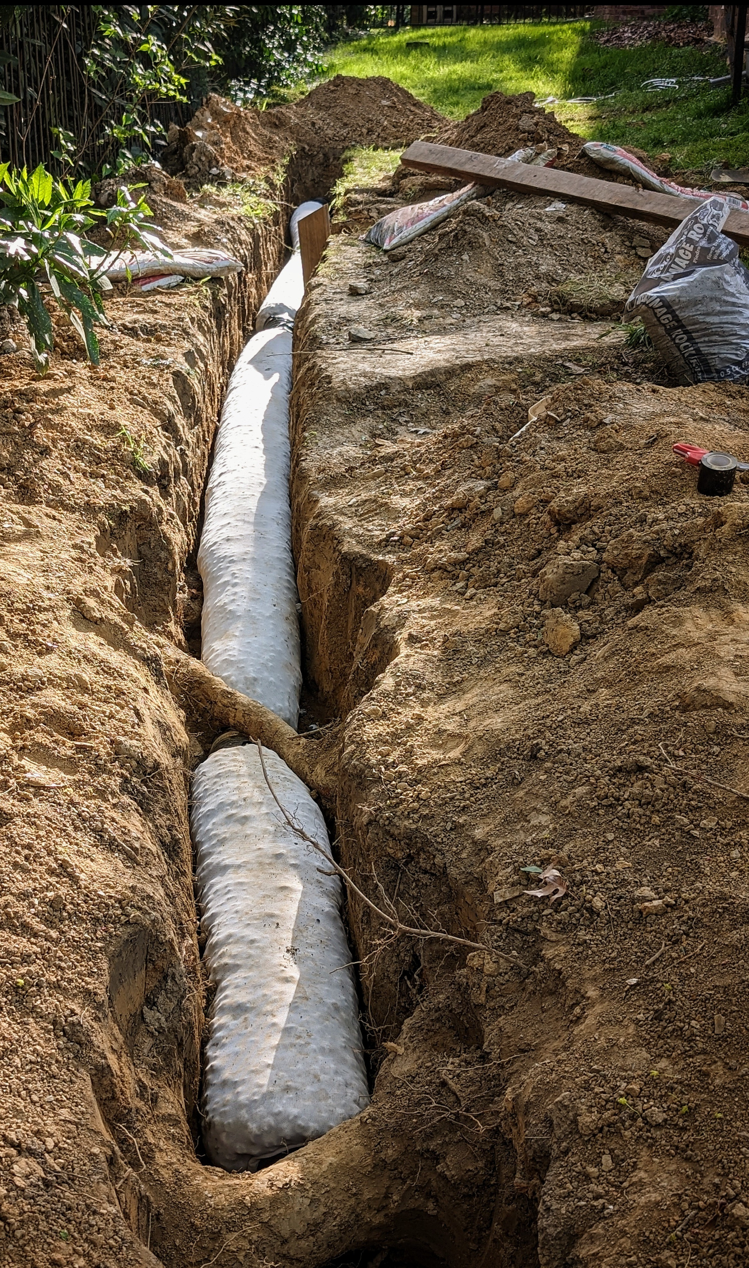 We've been bobing and weaving a new French drain system through some roots on the yard, and are big fans of this pre-wrapped corrugated pipe for drainage. We were able to find everything we needed at Lowe's!

#LTKhome #LTKSeasonal