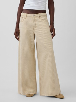 Low Slung Stripe Extra Baggy Jeans | Gap (US)