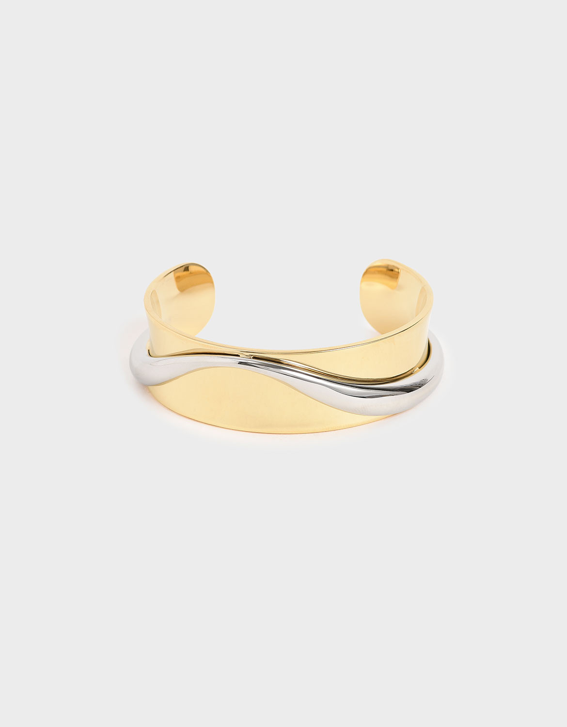 Sculptural Cuff Bracelet | CHARLES & KEITH (US)