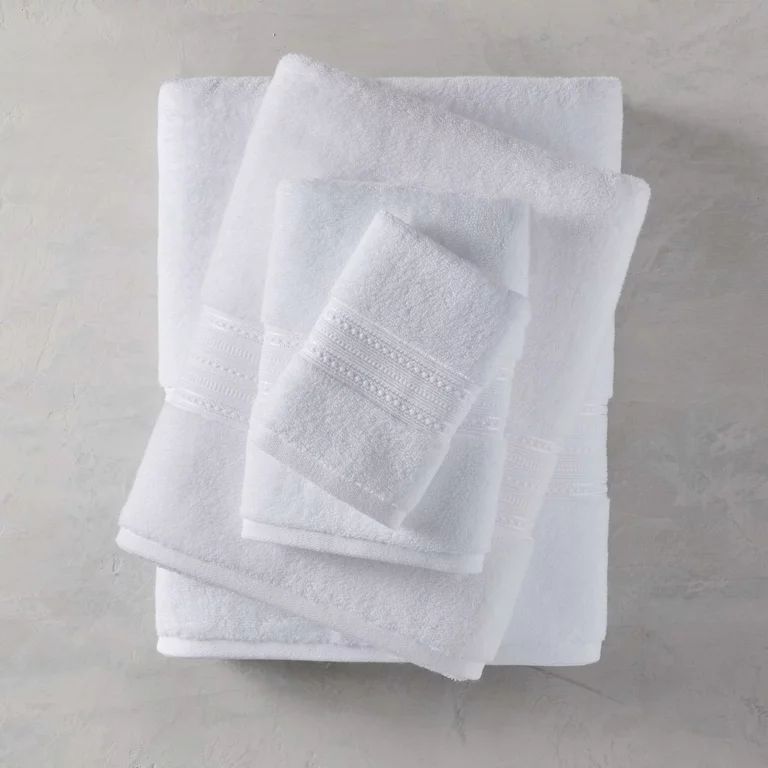 Better Homes & Gardens Signature Soft Bath Towel, Arctic White | Walmart (US)