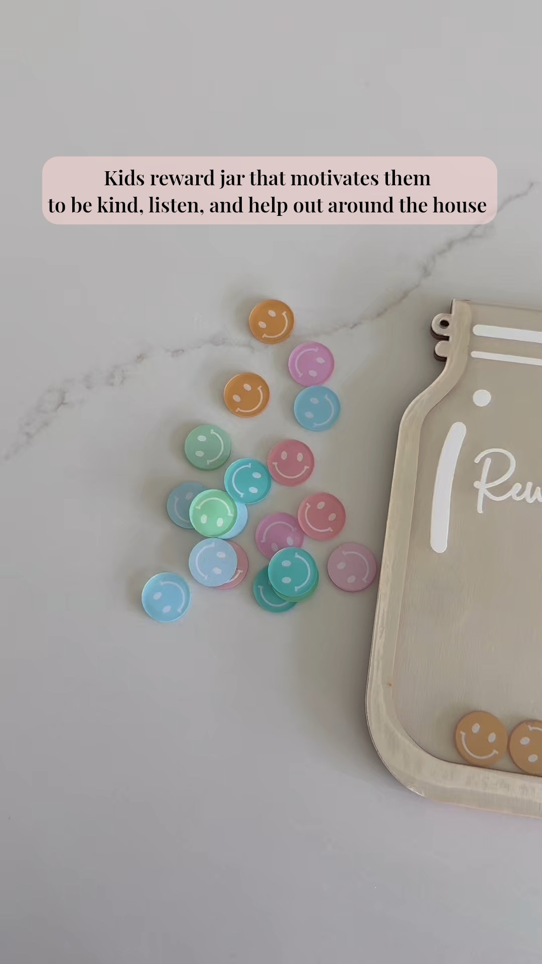 Kids smiley face reward jar 

#LTKFamily #LTKKids #LTKBaby