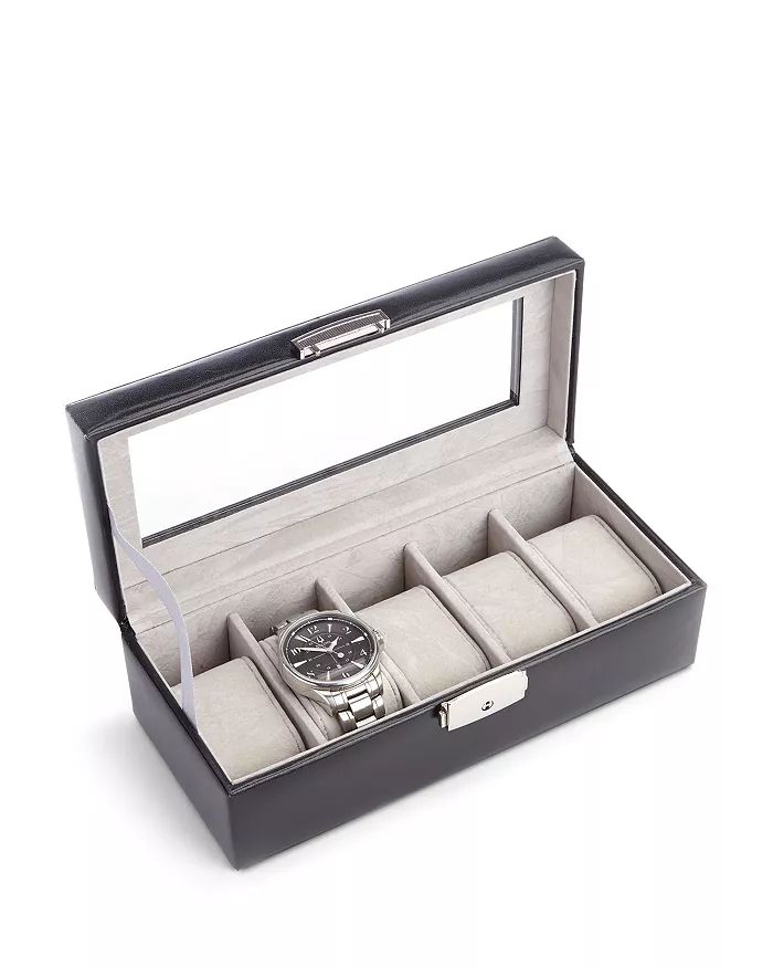 Aristo Leather Five Slot Watch Box Display | Bloomingdale's (US)