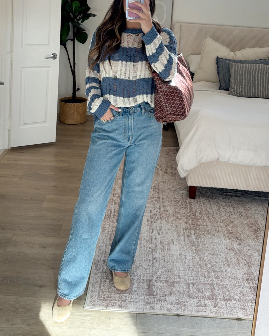Shop my OOTD 🤍 @abercrombie 

#ootd #jeans #midrisejeans #flats #amazon #outfit #bag #outfitidea

#LTKootd #LTKmomlife #LTKgrwm
