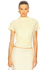 Line & Dot x REVOLVE Walker Draped Top in Light Yellow from Revolve.com | Revolve Clothing (Global)