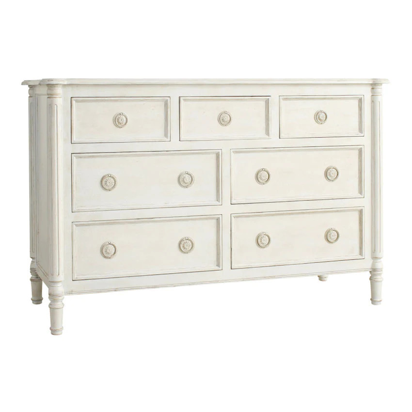 Isabella 7 Drawer Dresser in Various Finishes | Burke Decor