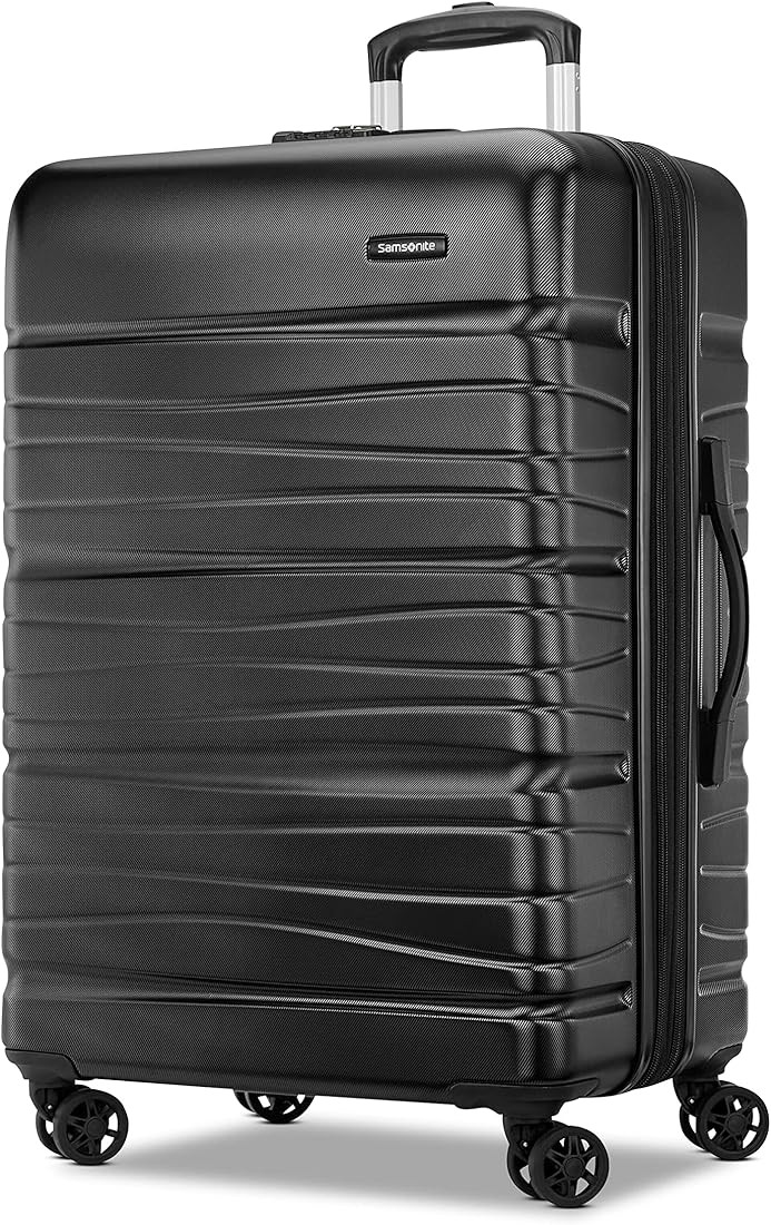 Samsonite Evolve SE Hardside Expandable Luggage with Double Wheels, Bass Black, Large Spinner | Amazon (US)