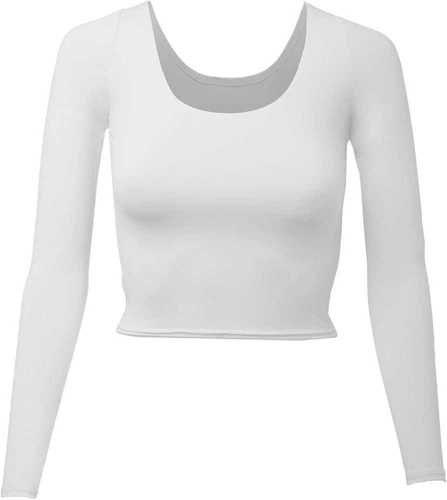 Almere Long Sleeve Top for Women, Contour, Double-Lined Seamless Top for Everyday Wear | Amazon (US)