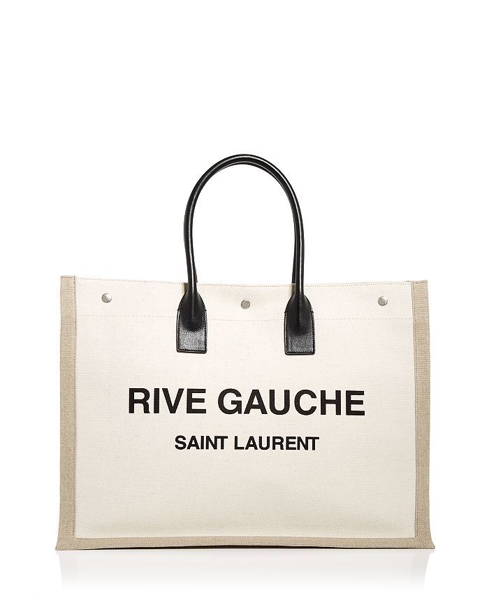 Saint Laurent Rive Gauche Linen Canvas Tote Back to Results -  Men - Bloomingdale's | Bloomingdale's (US)