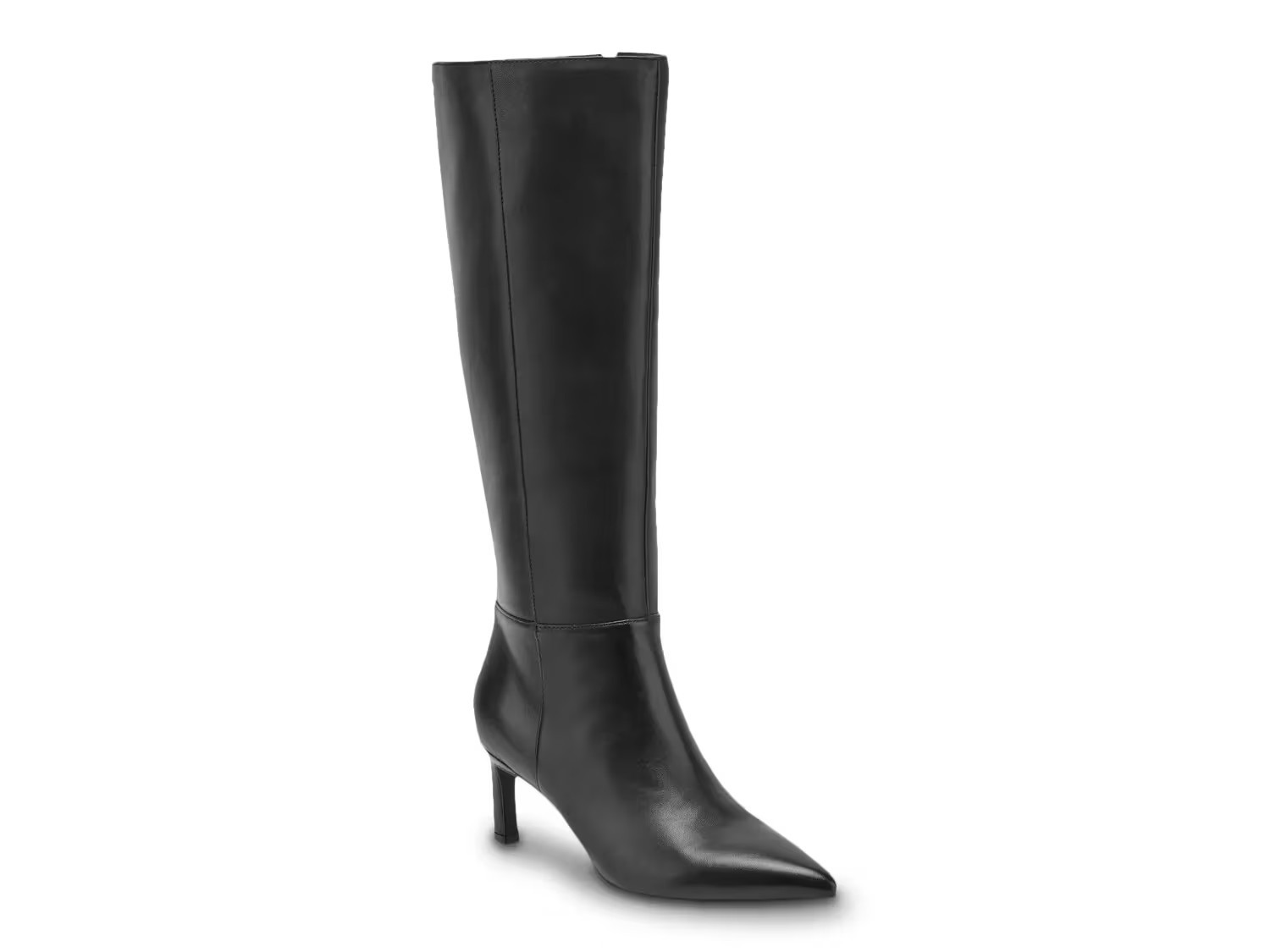 Marc Fisher Lucinda Boot | Women's | Black Leather | Size 6 | Boots | DSW