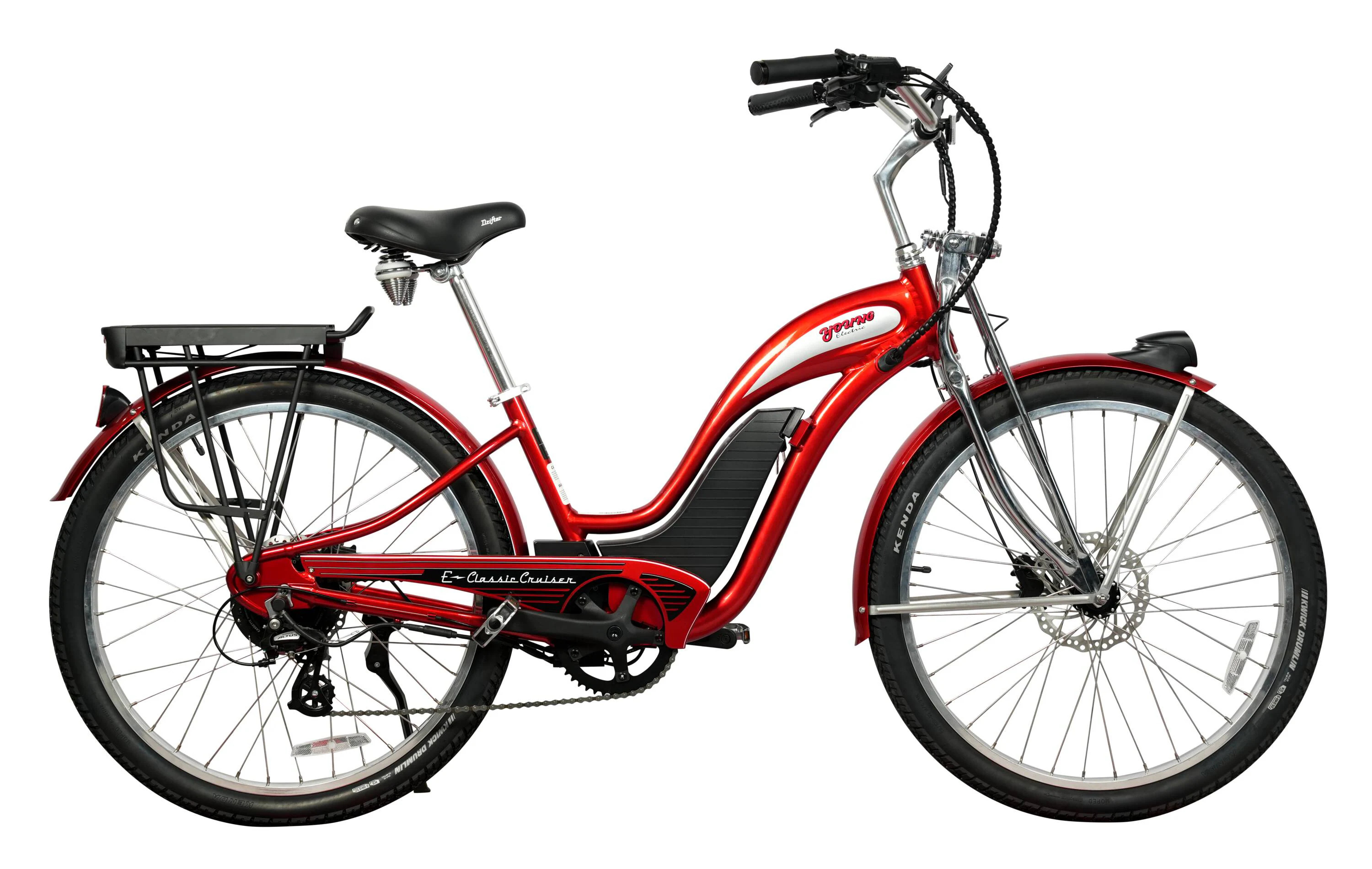 Young Electric 26-in Adult unisex E-bike in Red | 12801006RED | Lowe's
