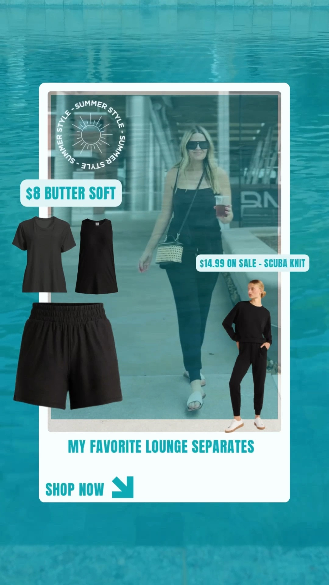 My favorite lounge separates from Walmart. First up, the new butter core separates that are $7.98 each. The shorts are my most worn this spring. I now want them in every color. These are great for lounge but nice and thick enough to leave the house. The scuba knit joggers and pullover top were a winter favorite and still wearing them in summer but now reduced to $14.99 each in black. The shorts and joggers are different fabrics but both soft and nice in their own way. I wear my true size in these. 

#LTKOver40 #LTKTravel #LTKStyleTip