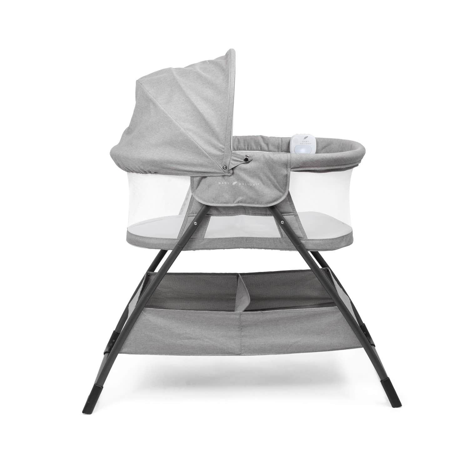 Beside Me™ Doze Deluxe Bedside Bassinet - Pebble Grey | Baby Delight